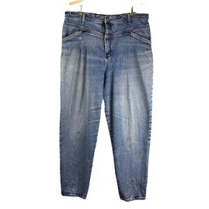 Vintage Action West High Waisted Jeans Relaxed Fit 80s 90s Retro Y2K Size 16